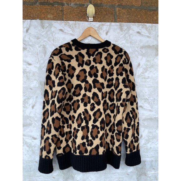 MICHAEL KORS COLLECTION
Leopard Jacquard Cashmere Sweater  medium - Picture 5 of 12